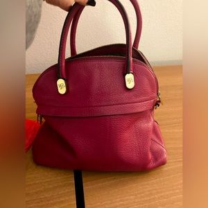 Brooks brothers red leather purse